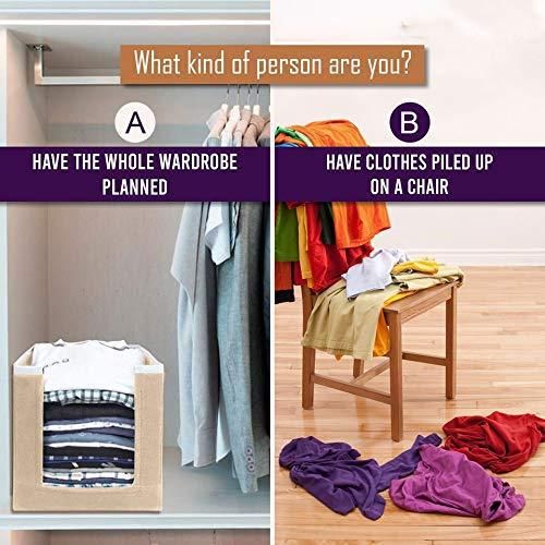 Shirt Stacker Closet Organizer (Pack of 3) – Foldable Non-Woven Clothing Organizer for Wardrobe Storage