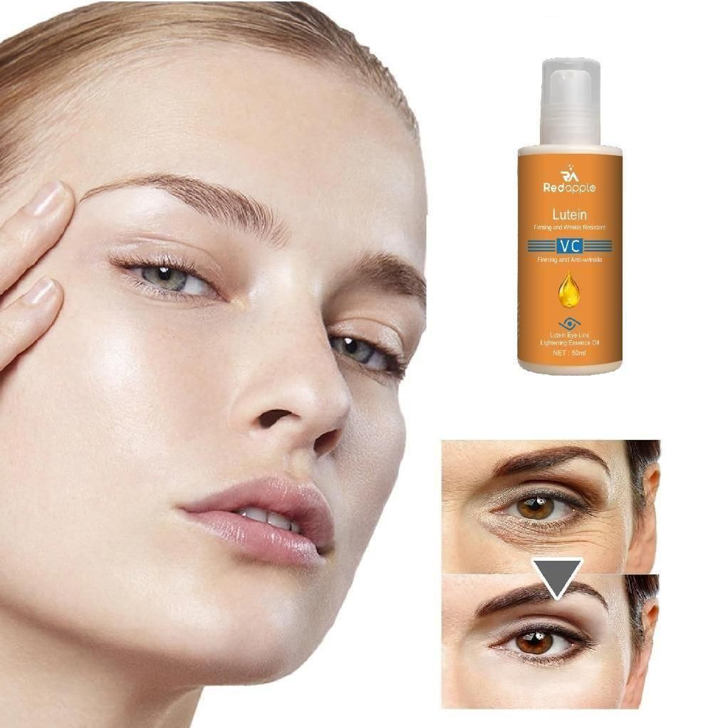 Lutein Firming and Wrinkle Resistant VC Eye Essence Oil – Moisturizing Serum for Eye Lines and Dark Circles(Buy 1 get 1 free) 100 ML