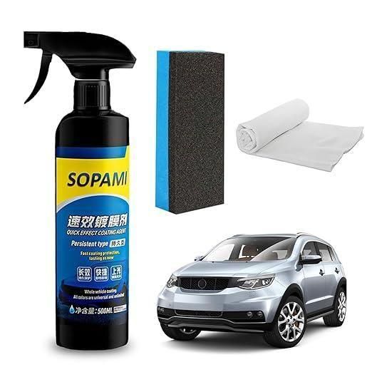 Sopami™ Quick Car Coating Spray – Paint Shine & Water-Repellent Surface Protection 100ml (Pack of 2)