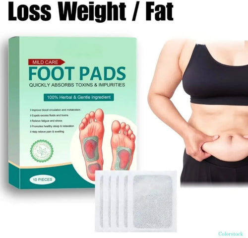 Herbal Detox Foot Pads (20 Patches) – Overnight Cleansing & Sleep Support Foot Patch for Women