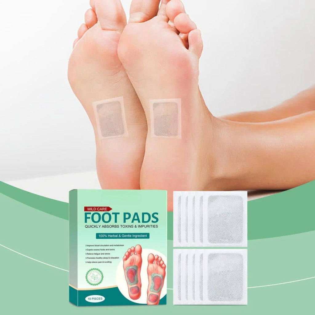 Herbal Detox Foot Pads (20 Patches) – Overnight Cleansing & Sleep Support Foot Patch for Women