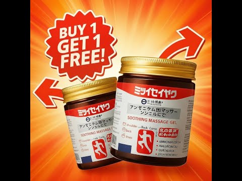 QuickRelief® - Japanese Instant Pain Relief Soothing Massage Gel (Buy 1 Get 1 Free)